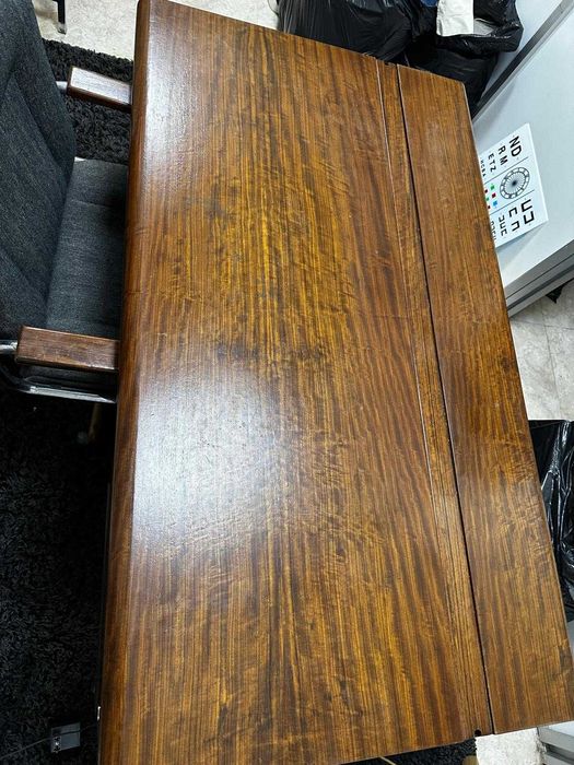 Mesa de escritório madeira com cadeira vintage