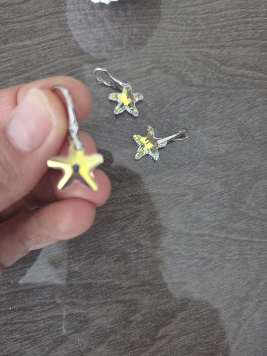 Swarovski wisiorek i kolczyki