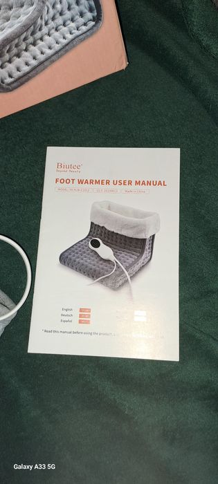 Elektryczny ogrzewacz do stóp