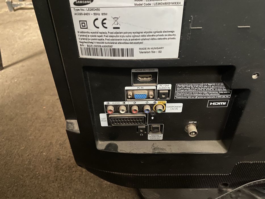 Tv samsung 26 cal