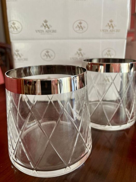 Copos de cristal novos Vista Alegre