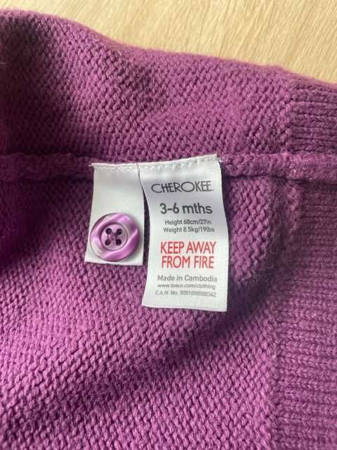 sweterek sweter dla dziewczynki 68cm