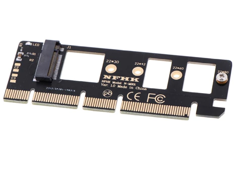Переходник адаптер PCI-E to M.2 SSD NVMe