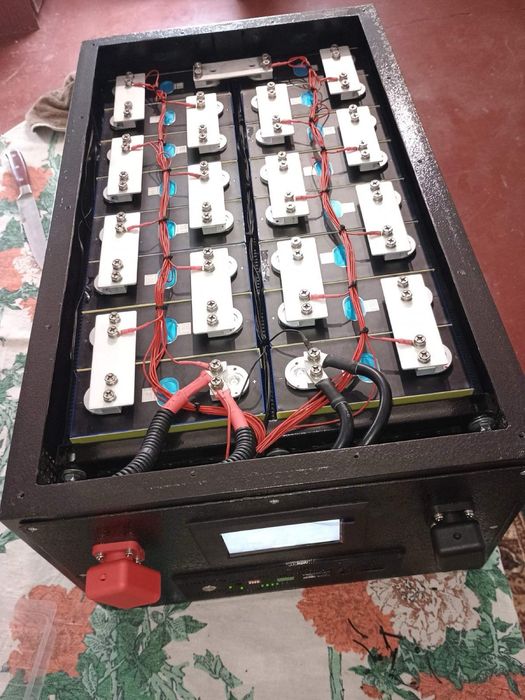 Eve 12квт 230ah 16s 200a lifepo4 акумулятор deye