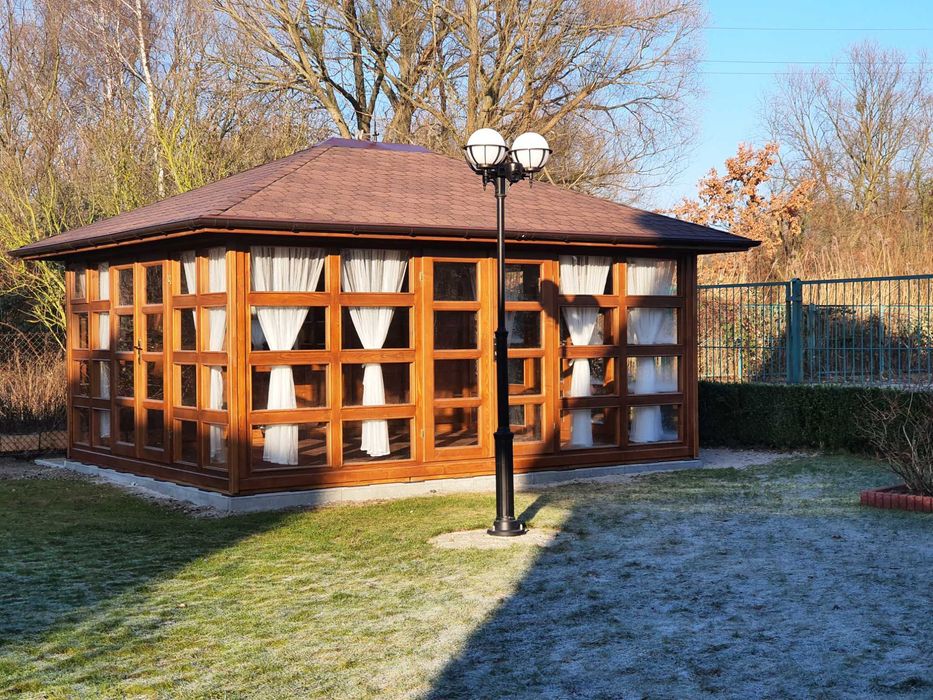 JESIENNA PROMOCJA! Duży pawilon ogrodowy / oranżeria / altanka 4x4m