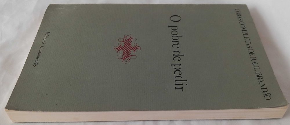 1a Edição (1984) Livro O Pobre de Pedir de Raul Brandão [Portes Incluídos]