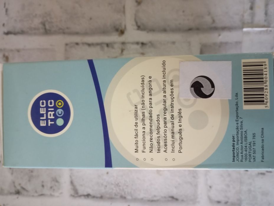 Tira borbotos roupa elétrico NOVO