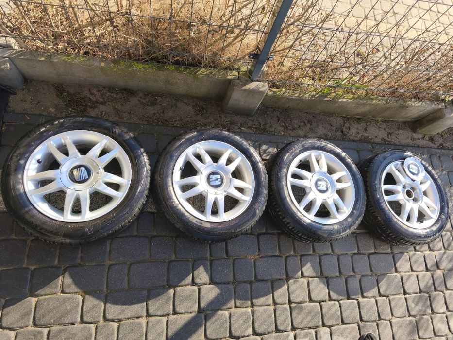 Alufelgi SEAT 15" 5x100 Opony Viking 185/60