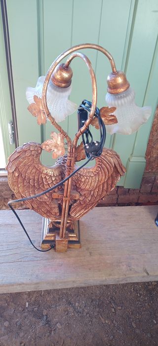 Stara poniemiecka lampa z orłem