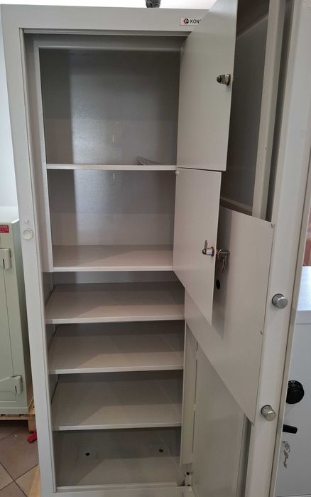 Szafa pancerna metalowa, 185/70/50 cm, 218 kg Konsmetal klasa B