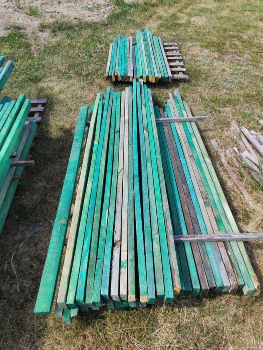 Łaty po budowie 7x3.2 długości 4.2-2.6-2-1.4m