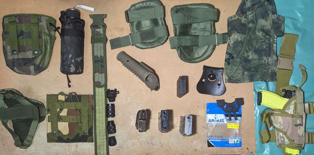Material airsoft diverso
