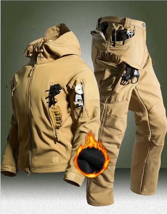 Куртка чоловіча Військова софтшел тактична тепла зручна водостійка