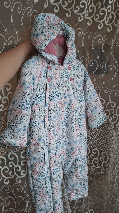 демісезонний комбінезон для дівчинки Marks & Spencer 80-86р.