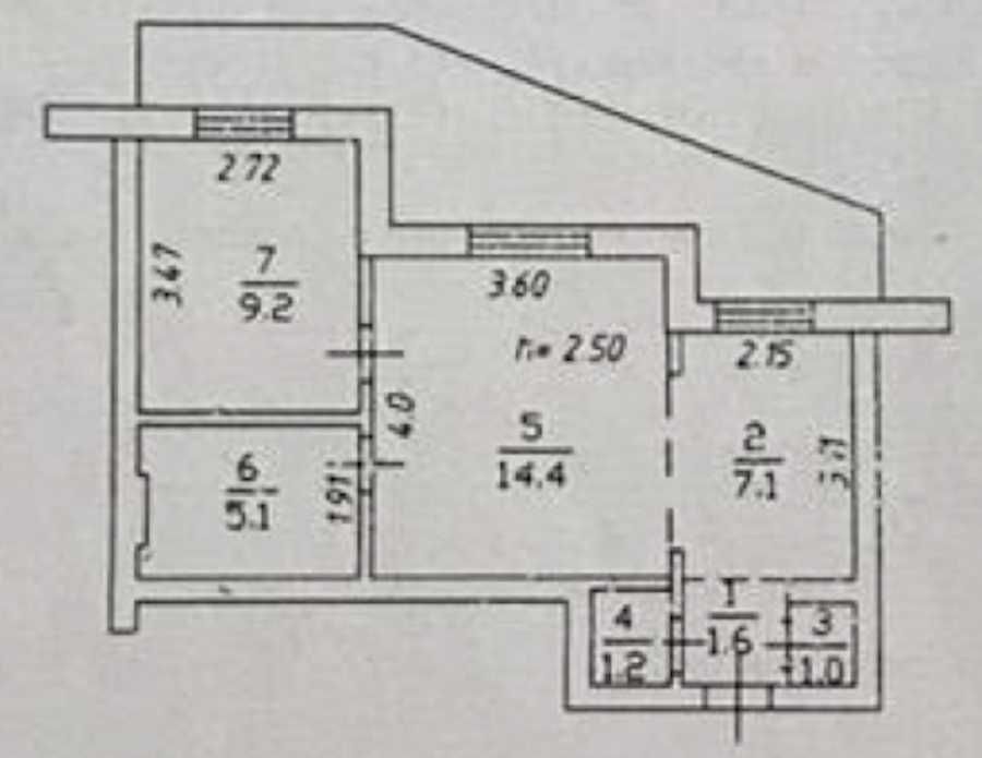 2х комн. квартира, Аркадия, пер.Светлый: 21 000 $ - Продаж квартир ...