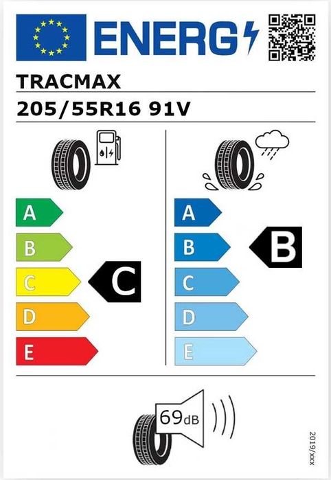 1x Nowa opona letnia TRACMAX X-PRIVILO TX1 205/55R16 91V