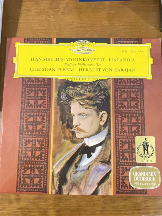 Vinil Jean Sibelius &  Christian Ferras - Berliner PhiLharmonicA