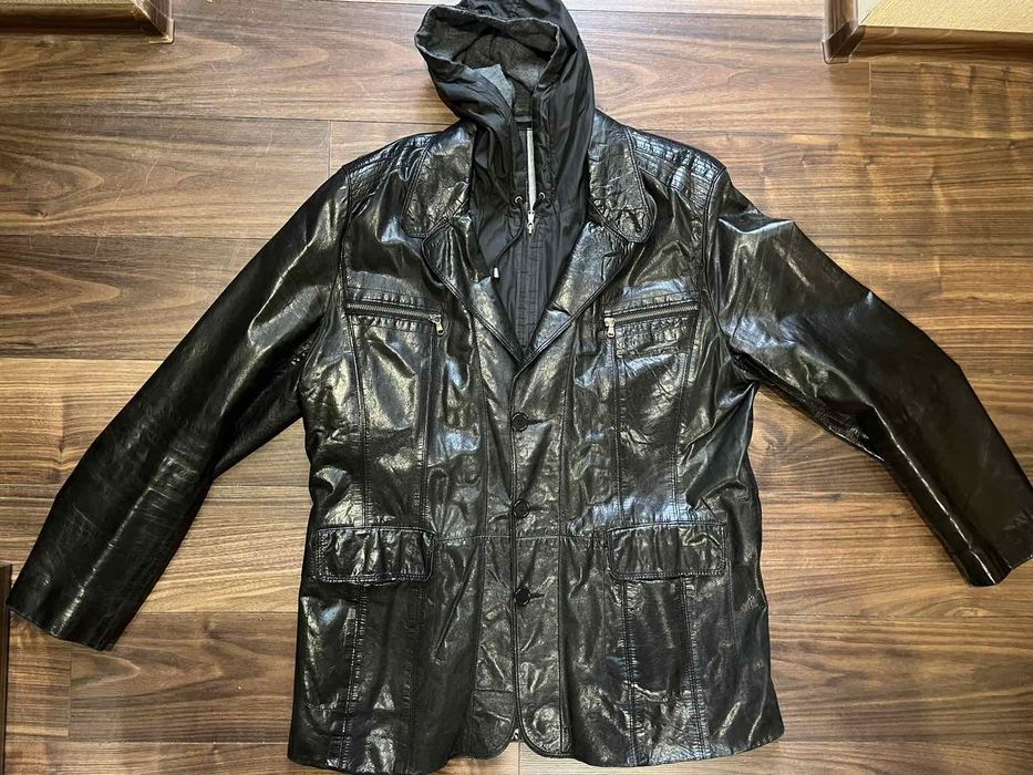 куртка шкіряна чоловіча