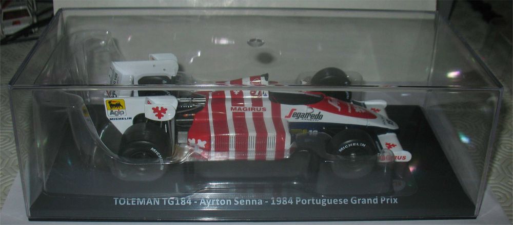 Toleman Hart TG184 - 3º GP de Portugal 1984 - Ayrton Senna (1/24)