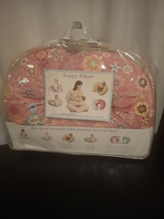 Boppy Pillow Original – Almofada de Amamentação e apoio para bebé – Floral Rosa