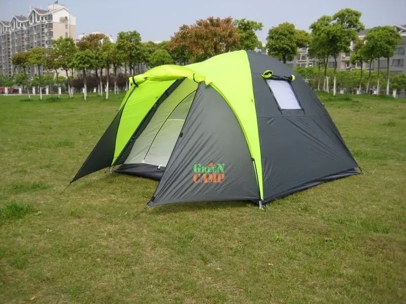 Палатка 3-х местная Green Camp 1011 двухместная водонепроницаемая каче