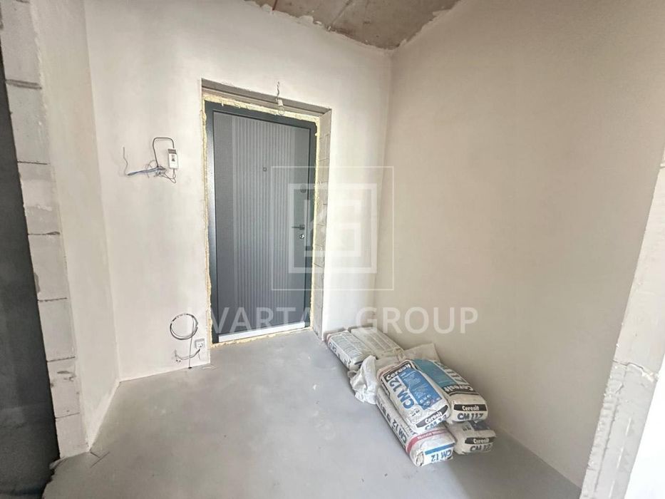 1к квартира під чистову, 43 м2. Топ локація, ЖК Центральний-2, Ірпінь