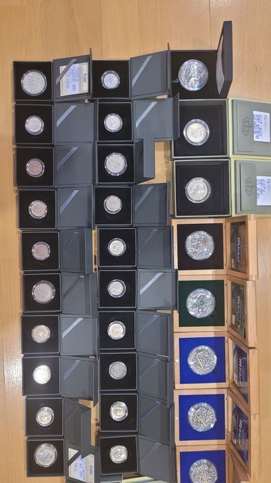 Zestaw monet.Kolekcja monet.