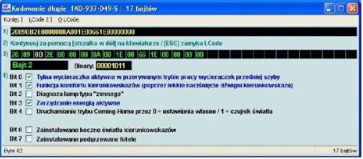 Zeszyt kodowań VCDS do aut marki VW / AUDI / SKODA / SEAT