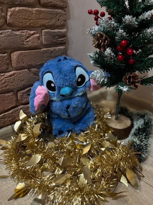 Стич дихаючий стіч іграшка мягкая підсвітка музична колискові ТОП 2025