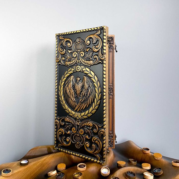 Елітні Нарди з дерева від виробника з унікальним різбленням Подарунок