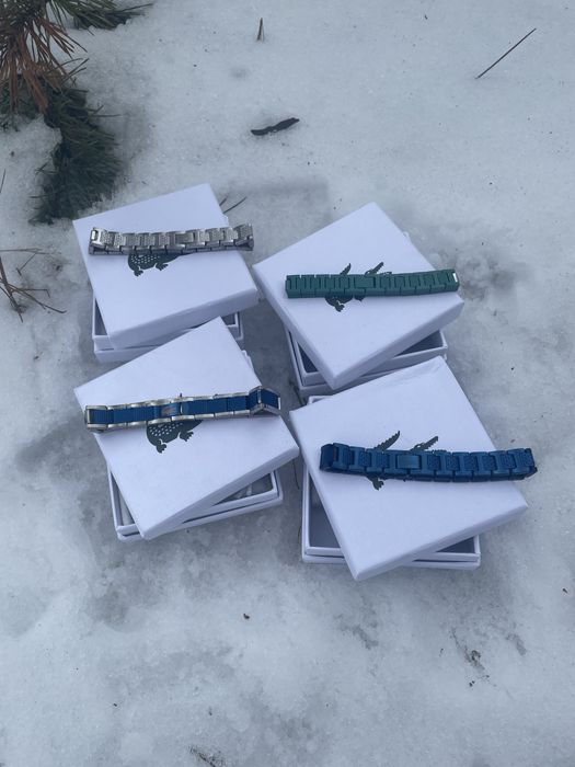 ‼️Акція‼️ Браслет Lacoste/Браслет лакоста/Браслет на руку/Сірий|