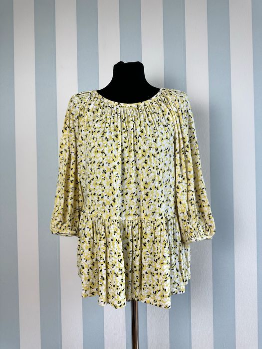 Żółta wiskozowa bluzka damska L/XL 40/42 Bodyflirt