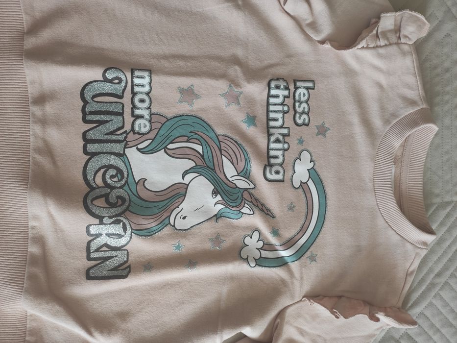Bluza unicorn r. 128cm