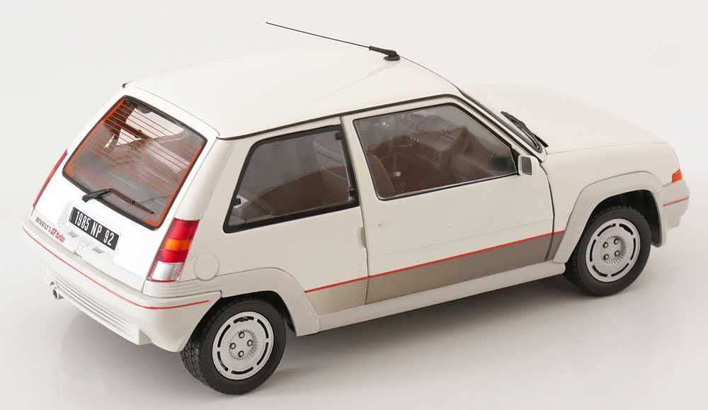 Renault Super 5 GT Turbo Phase I 1985 (white pearl) - Norev 1/18