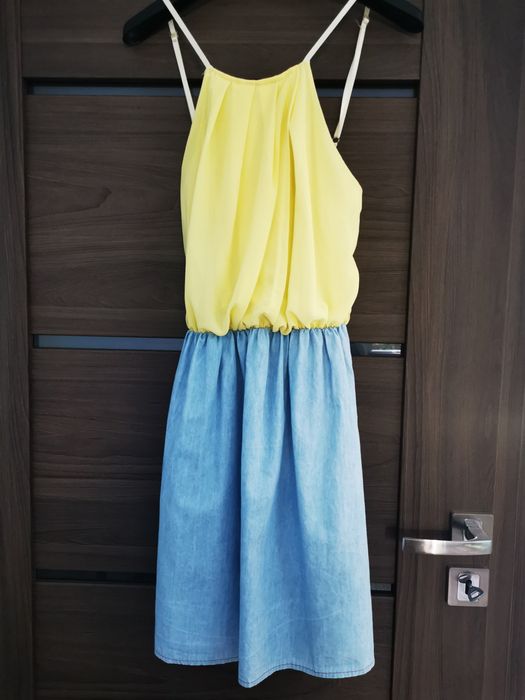 Letnia sukienka szyfon Jeans