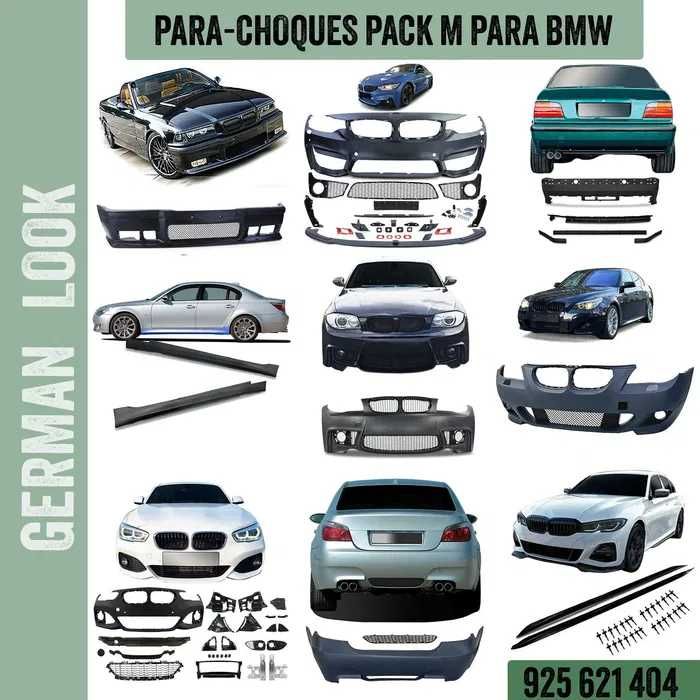 Para choques para BMW Série 1 2 3 4 5 Pack M M1 M2 M3 M4 M5 M-teck