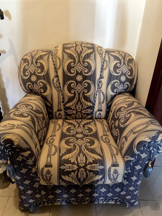 Sofá Cama + 2 Poltronas