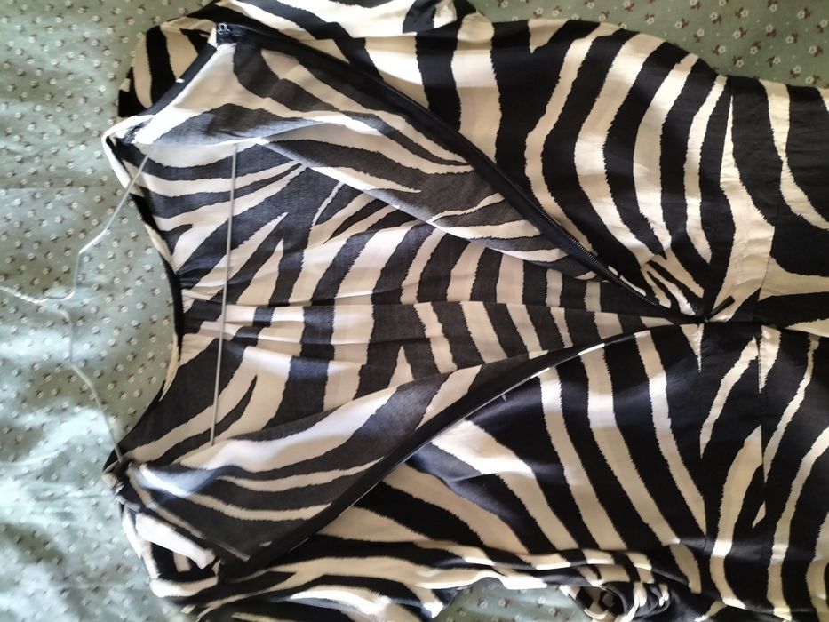 Vestido tipo zebra Mango