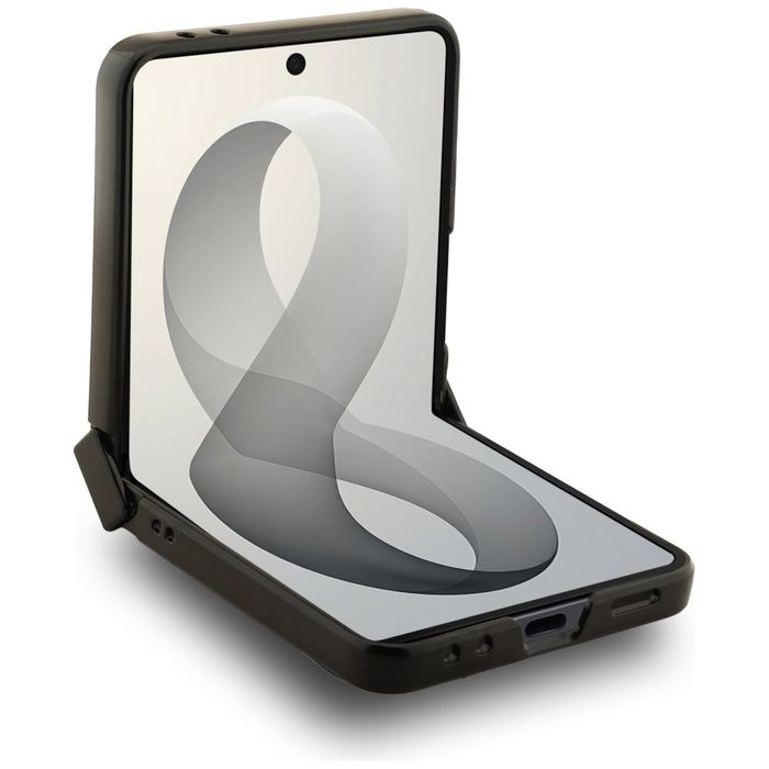 Guess nakładka HC Magnetic Ring Stand Grained PU Classic Logo do Samsu