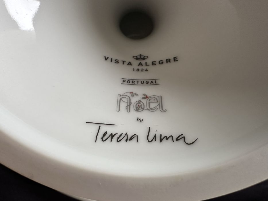 Vista Alegre - PRATO BOLO GRANDE COM PÉ - Nöel