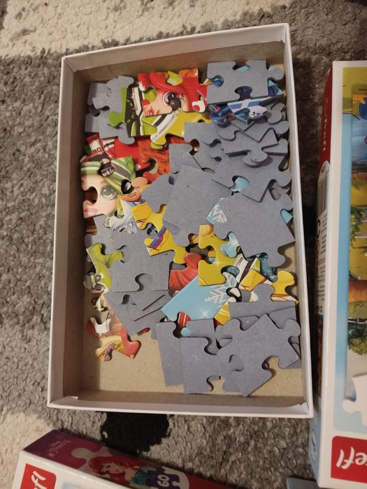 Puzzle rainbow high ELSA Frozen Disney Kubuś Puchatek Myszka Miki 60