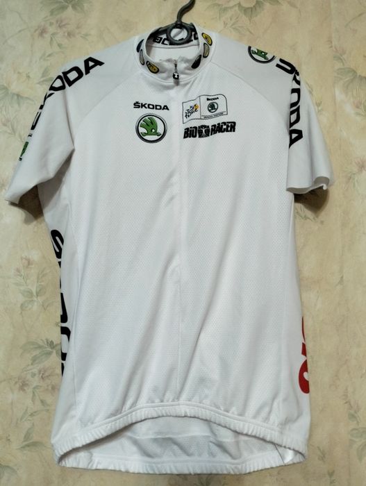 Велофутболка майка Skoda continental cervelo