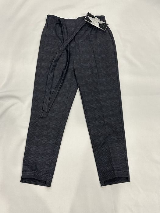 Брюки штаны в клетку 46-48 новые теплые