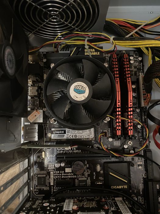 Игровой комплект i7-6700 + Gigabyte Z170-HD3 + Cooler Master БЕЗ ОЗУ!