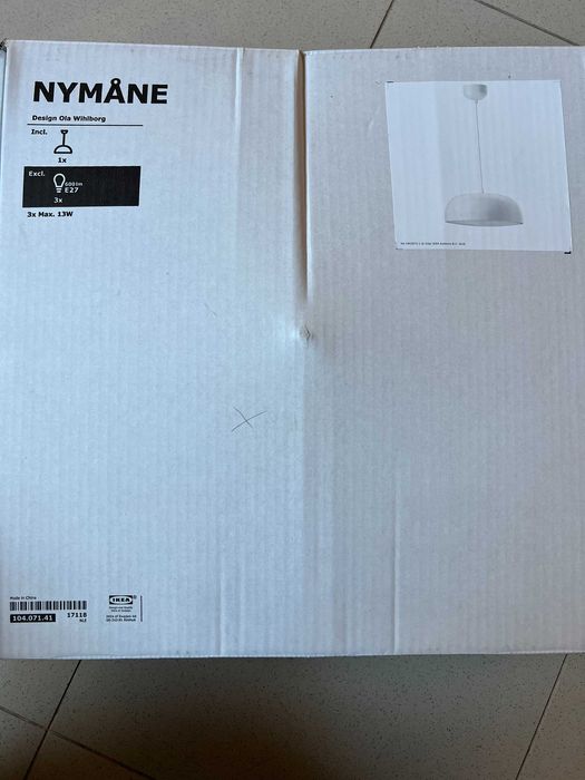 Candeeiro suspenso IKEA NYMANE