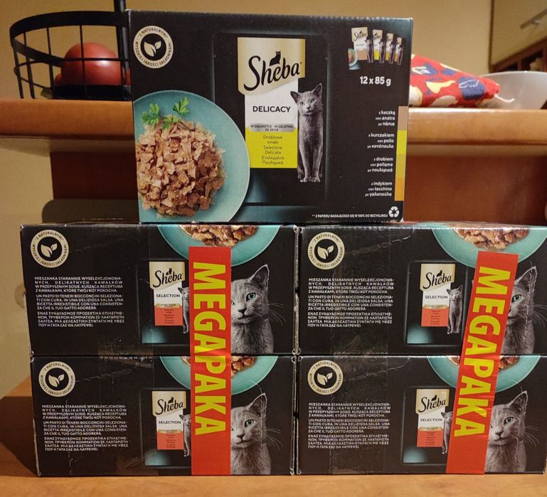 Karma dla kota Sheba 5x12 saszetek