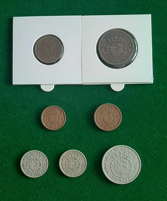 7 Moedas Portugal - Angola