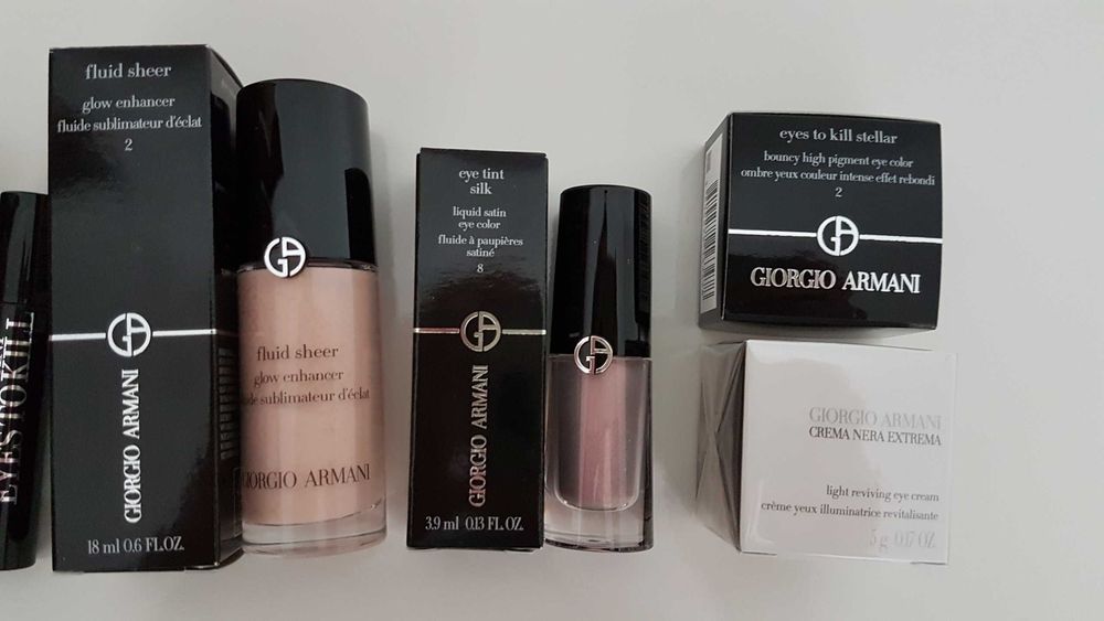 giorgio armani tusz do rzęs eyeliner fluid sheer krem pod oczy