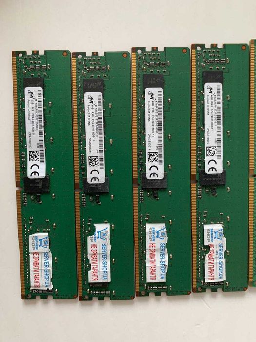 Cерверна оперативна памʼять DDR4 4GB 16GB 2133 2400 3200