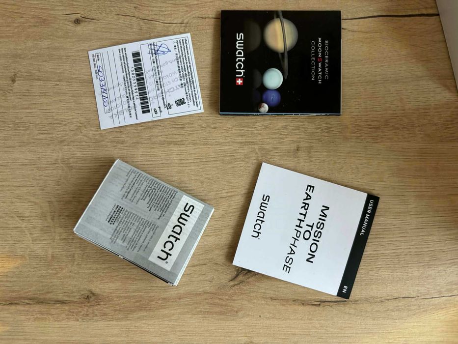 Nowy zegarek Swatch x Omega Moonswatch Mission to Earthphase